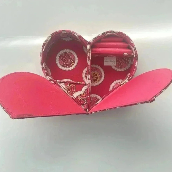 Vera Bradley Heart Shaped Jewelry Box Love Hearts - Picture 3 of 8